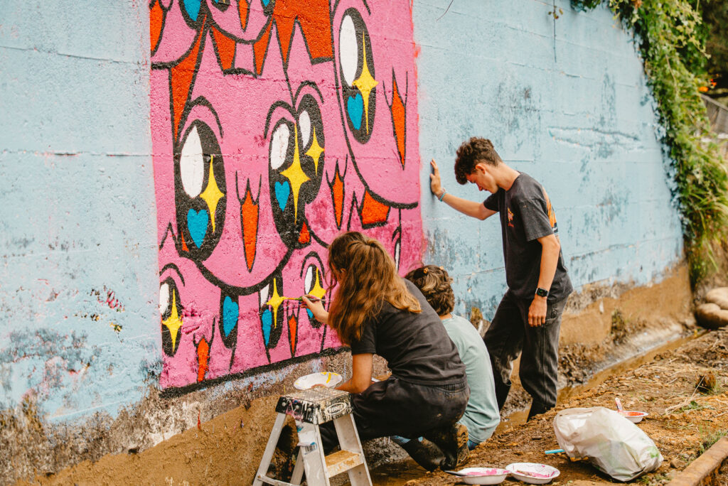 ink people dreammaker live art walls