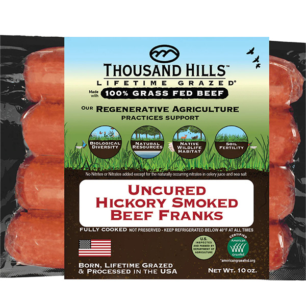 thousand hills 100 grass fed beef franks 600x600