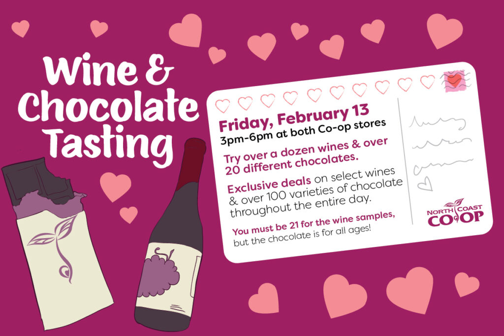 wine and chocolate tasting